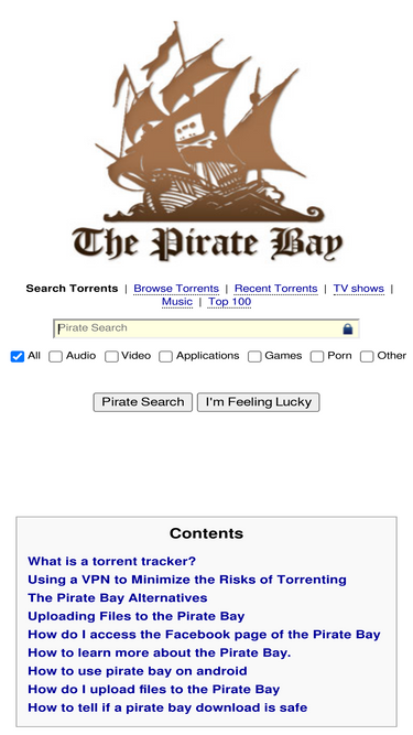 The Pirate Bay Proxy List 2023 ( UPDATED ) Unblocked Mirrors