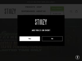 'stiiizy.com' screenshot