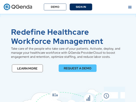 'qgenda.com' screenshot