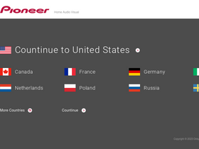'pioneer-audiovisual.com' screenshot