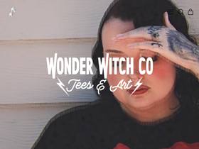 wonderwitchboutique.com homepage screenshot