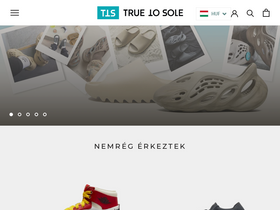 'truetosole.hu' screenshot