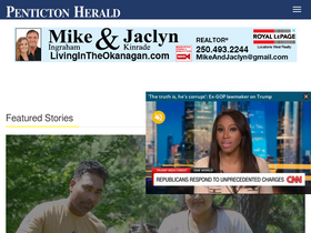 'pentictonherald.ca' screenshot