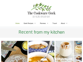 'thecookwaregeek.com' screenshot