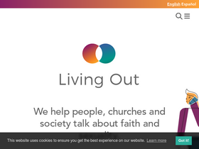 'livingout.org' screenshot