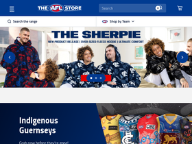'theaflstore.com.au' screenshot