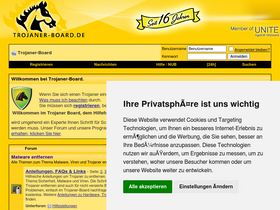 'trojaner-board.de' screenshot