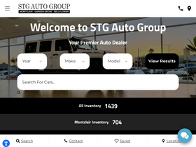 'stgautogroup.com' screenshot