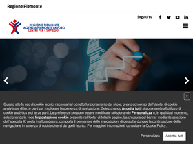 'agenziapiemontelavoro.it' screenshot