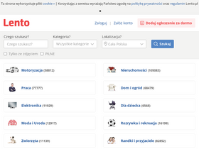 'lento.pl' screenshot