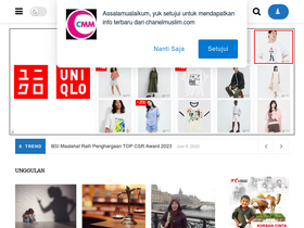 'chanelmuslim.com' screenshot