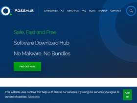 'fosshub.com' screenshot