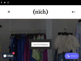 shopnich.com homepage screenshot