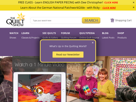'thequiltshow.com' screenshot