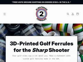 albatrossferrules.com homepage screenshot