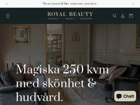 royalbeauty.se homepage screenshot