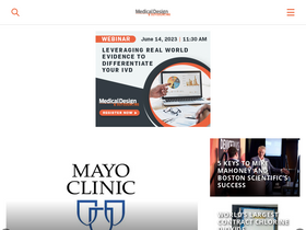 'medicaldesignandoutsourcing.com' screenshot