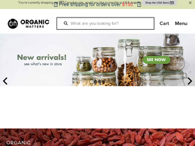 'omfoods.com' screenshot