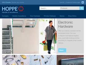 'hoppe.com' screenshot