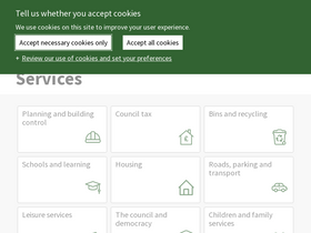 'bracknell-forest.gov.uk' screenshot