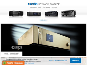 'extremeaudio.hu' screenshot