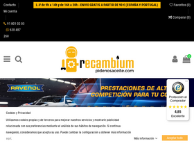 'recambium.com' screenshot