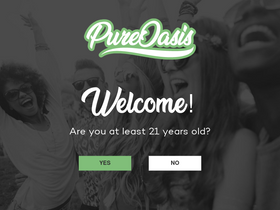 'mypureoasis.com' screenshot