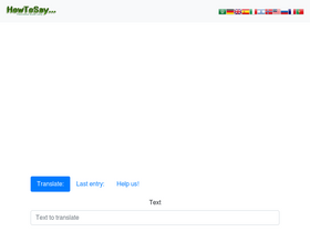 'howtosay.org' screenshot