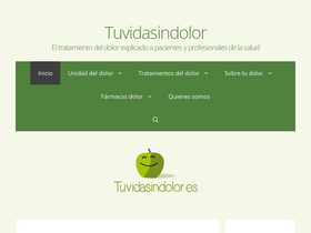 'tuvidasindolor.es' screenshot