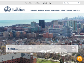 'cityofevanston.org' screenshot