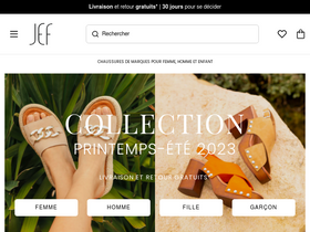 'jefchaussures.com' screenshot