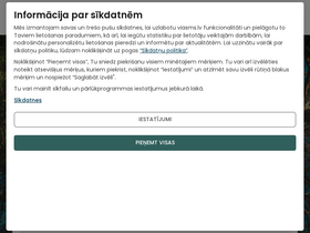'viasms.lv' screenshot