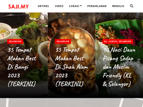 'saji.my' screenshot