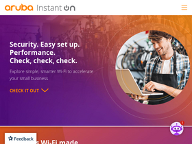 'arubainstanton.com' screenshot