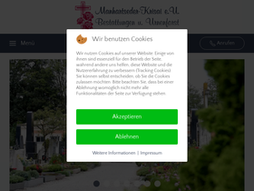 'bestattung-braunau-krisai.at' screenshot