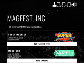 'magfest.org' screenshot