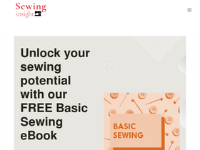 'sewinginsight.com' screenshot