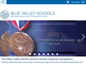 'bluevalleyk12.org' screenshot