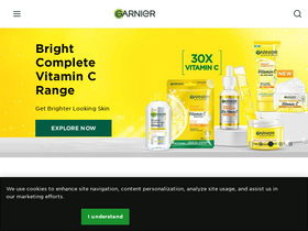 'garnier.in' screenshot