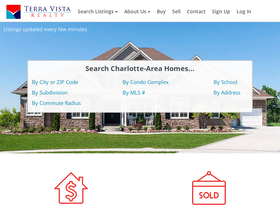 'terravistarealty.com' screenshot