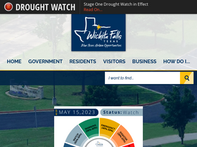 'wichitafallstx.gov' screenshot