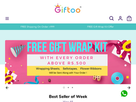 Giftoo.in website screenshot