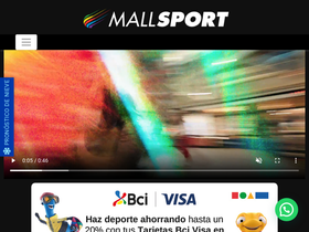 'mallsport.cl' screenshot