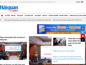 'haiquanonline.com.vn' screenshot