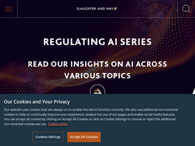 'slaughterandmay.com' screenshot