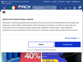 'packservices.it' screenshot