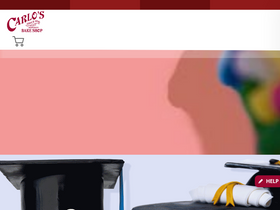 'carlosbakery.com' screenshot
