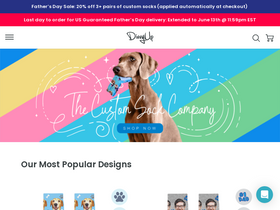 'divvyupsocks.com' screenshot