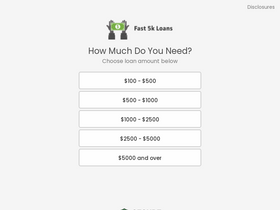 'fast5kloans.com' screenshot