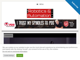 'roboticsandautomationnews.com' screenshot